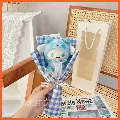 whatagift.com.au 12 Beautiful Cat Plush Doll Toy Sanrio Bouquet Gift Box For Valentine's Day Christmas Graduation Gifts
