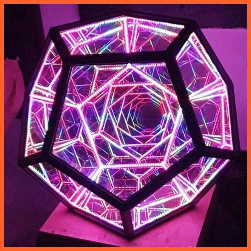Christmas Decor Night Lights | Creative Dodecahedron Cool Color Art Lights | Night Lamps