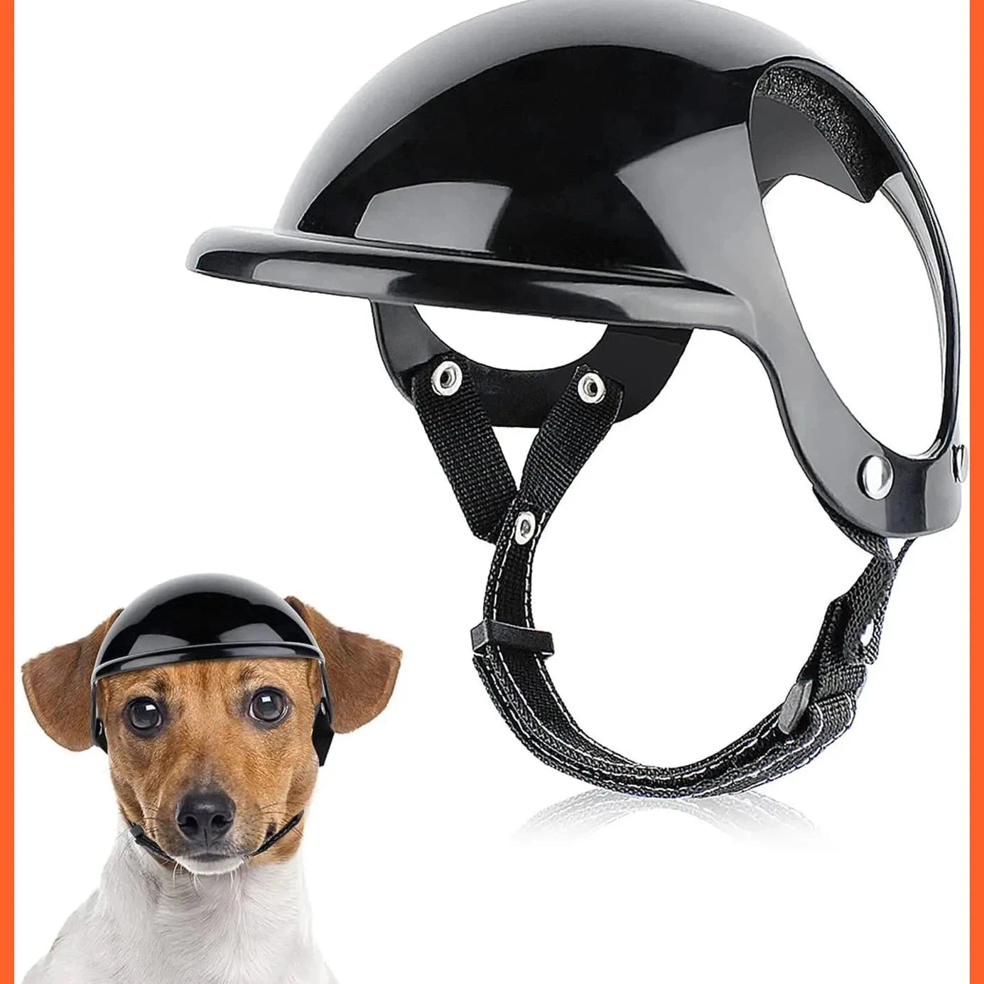 Small Pet Dog Helmet With Ear Hole Motorcycle Dog Helmet Multi-Sport Dog Hard Hat Outdoor Bike Doggy Cap For Dogs And Cat
