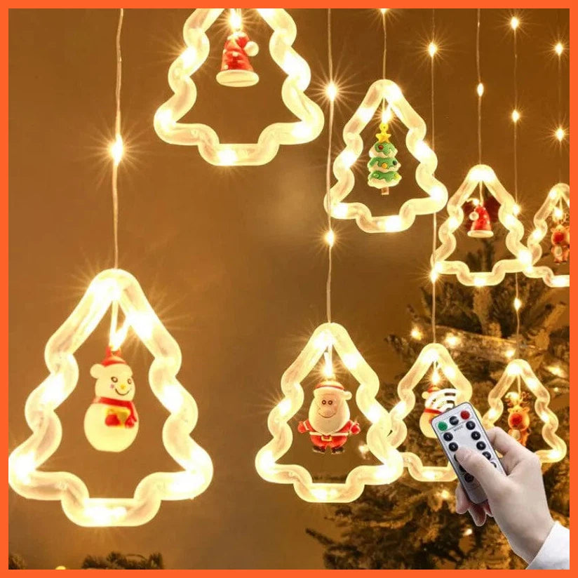 whatagift.com.au WarmWhite Tree / USB Christmas Wish Ball LED Fairy Curtain Lights