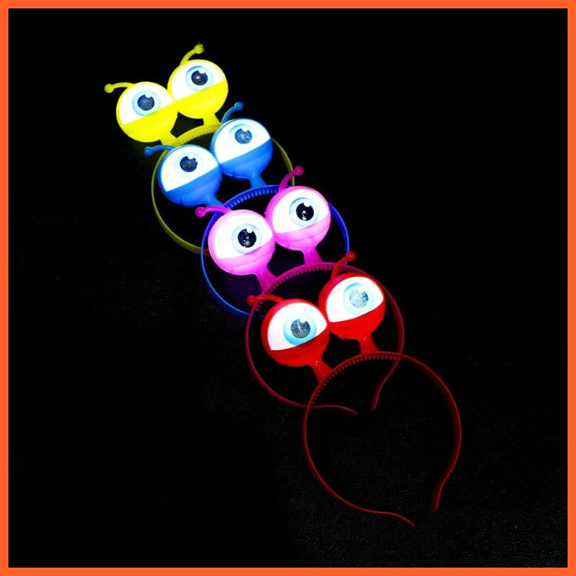 whatagift.com.au 20 10pcs Adult Kids Glowing LED Party Accessories | Cat Bunny Crown Flower Headband | Halloween Party