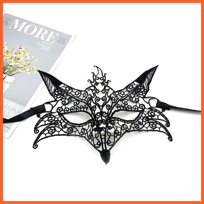 whatagift.com.au 22 Women Hollow Lace Masquerade Face Mask | Cosplay Prom Halloween Party Masks | Eye Mask