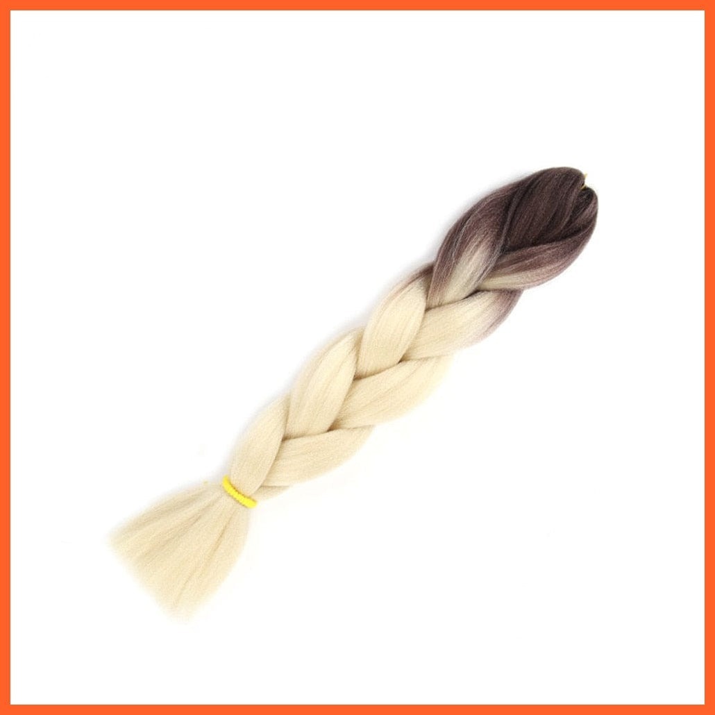 whatagift.com.au 24inches-M31 / 24inches 24 Inches Jumbo Braid Synthetic Ombre Hair Extension For Women