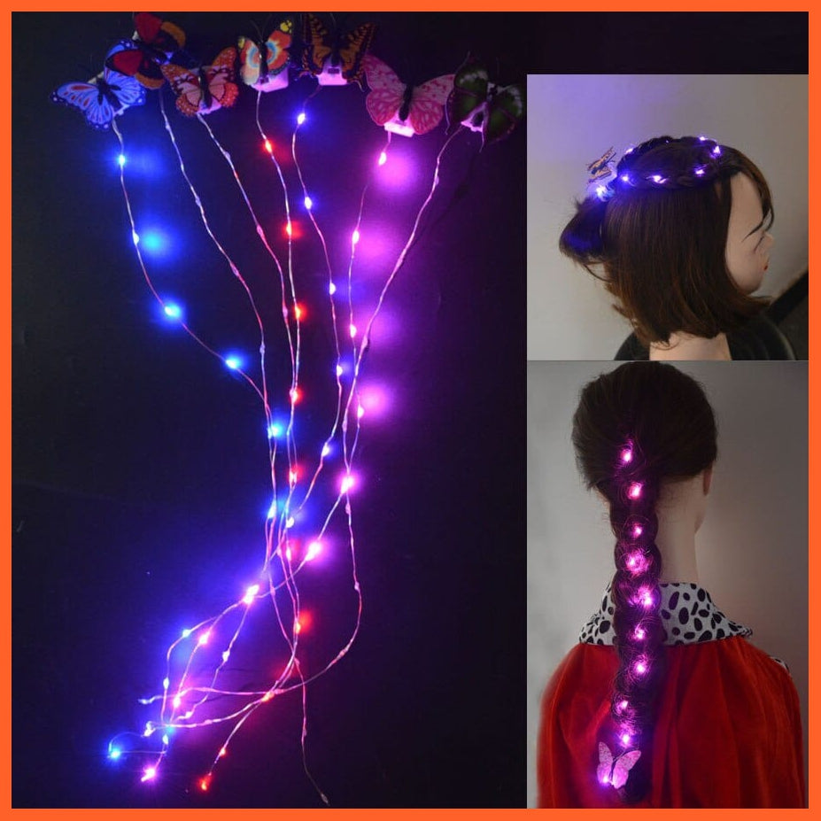 whatagift.com.au 29 10pcs Adult Kids Glowing LED Party Accessories | Cat Bunny Crown Flower Headband | Halloween Party