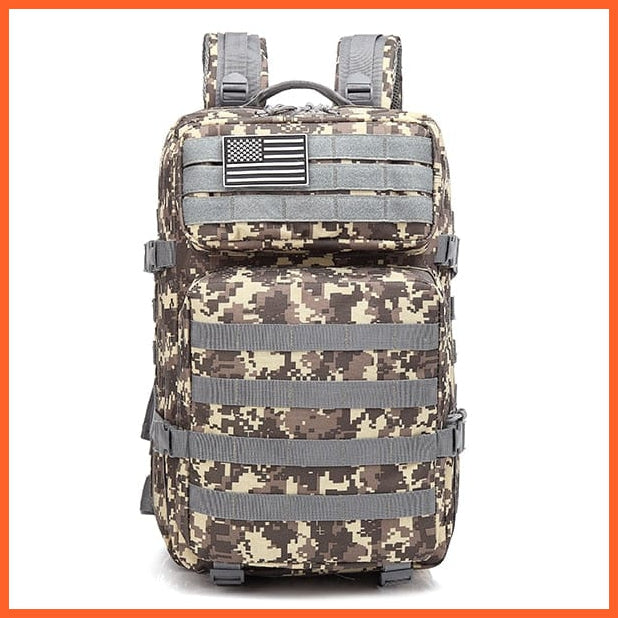 whatagift.com.au ACU / China 50L Camouflage Army Backpack | Military Tactical Waterproof Bags