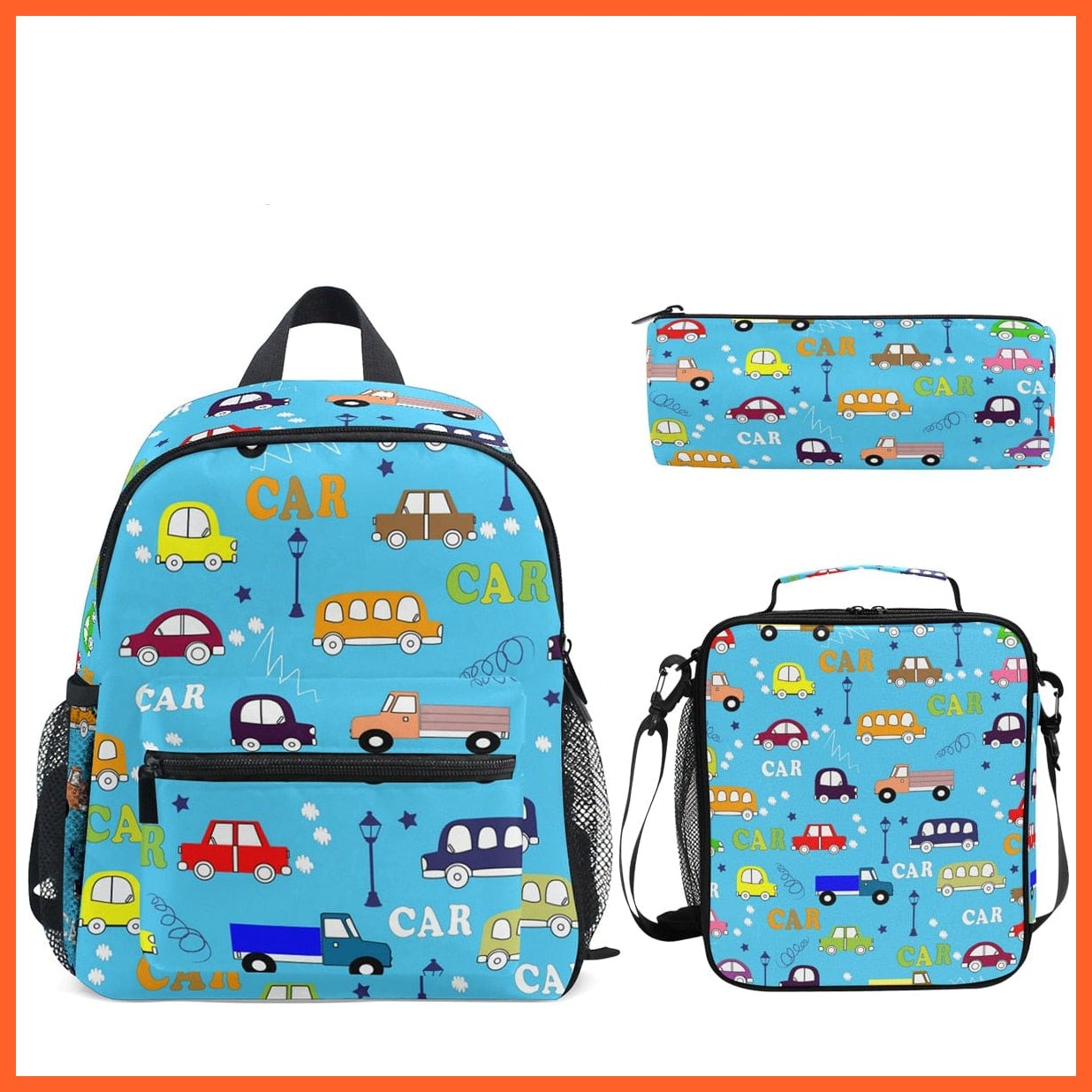whatagift.com.au Bags & Bagpacks 04 set 3pcs/set Small Kindergarten Backpack |  Kids Dinosaur printed Schoolbag
