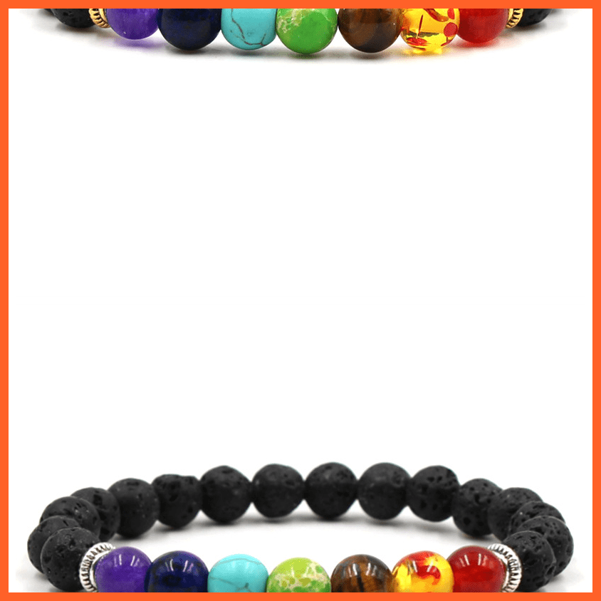 Seven Chakra Bracelet For Peach | whatagift.com.au.