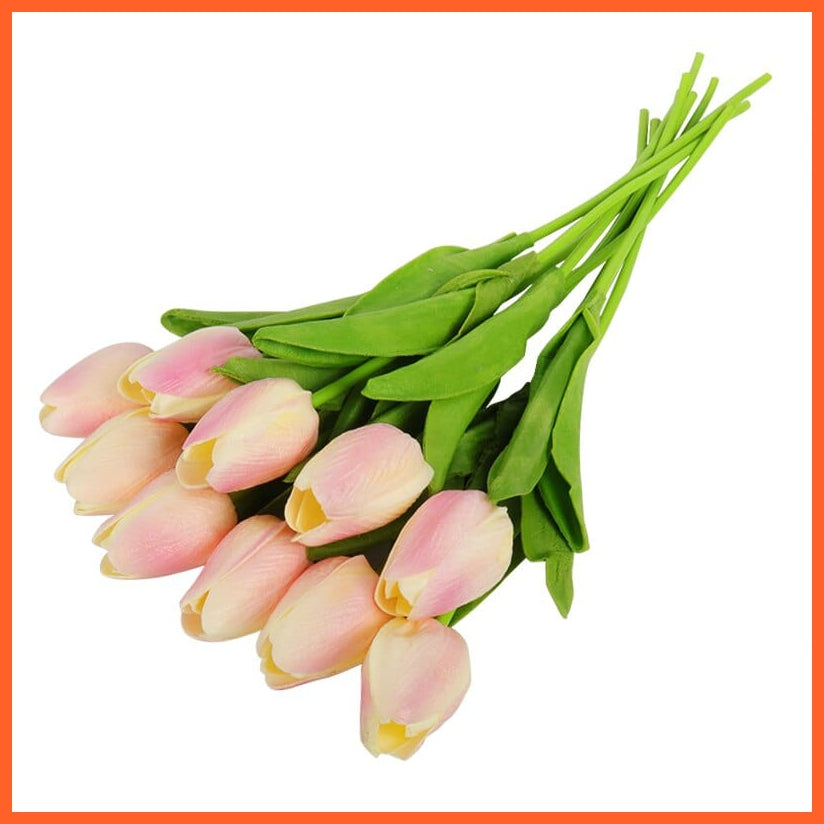 whatagift.com.au color D 10Pcs Artificial Flowers Garden Tulips