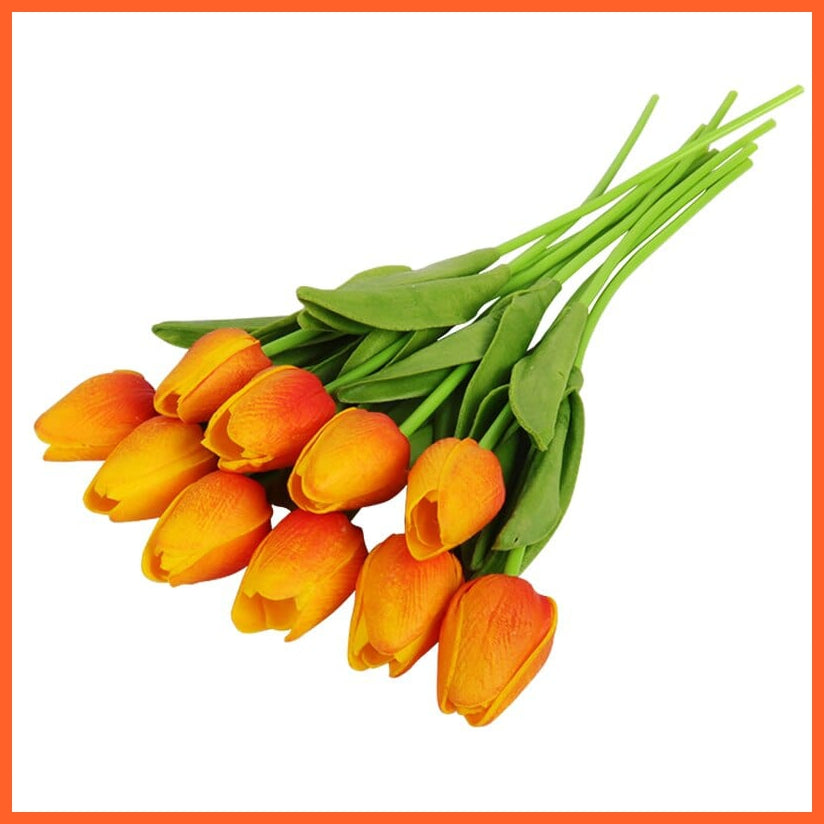 whatagift.com.au color G 10Pcs Artificial Flowers Garden Tulips