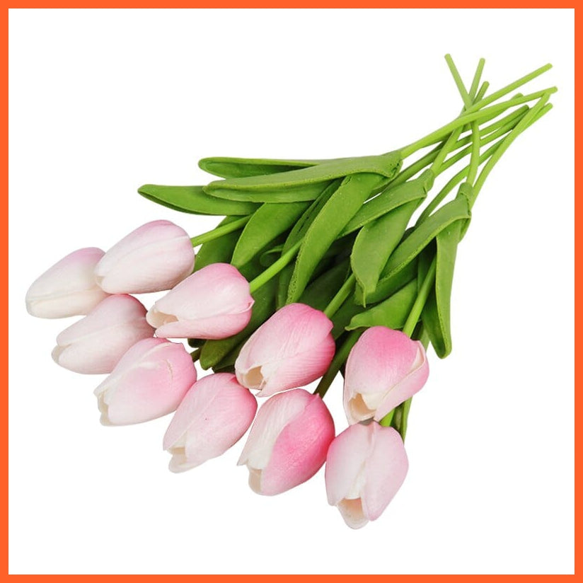 whatagift.com.au color J 10Pcs Artificial Flowers Garden Tulips