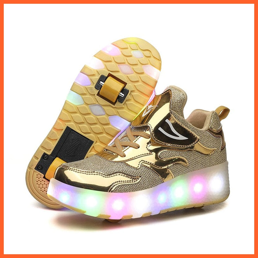 whatagift.com.au Glowing Led Roller 2 Wheels Shoes For Children