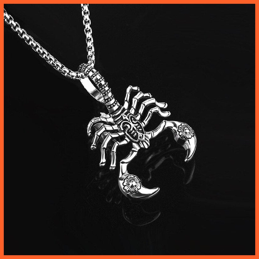 whatagift.uk Gothic Scorpion Pendants Stainless Steel Chain