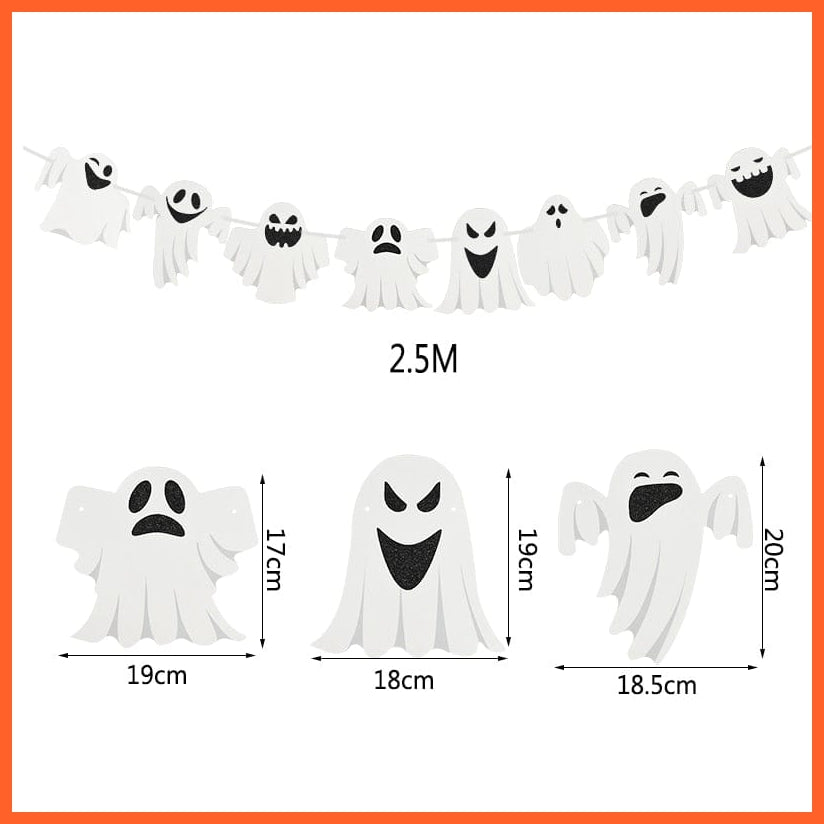 whatagift.com.au Halloween Banner D Halloween Banner for hanging Decorations | Halloween House Party Decoration