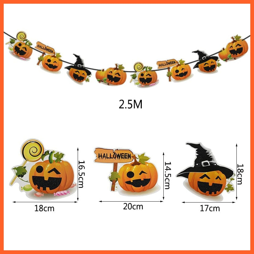 whatagift.com.au Halloween Banner F Halloween Banner for hanging Decorations | Halloween House Party Decoration
