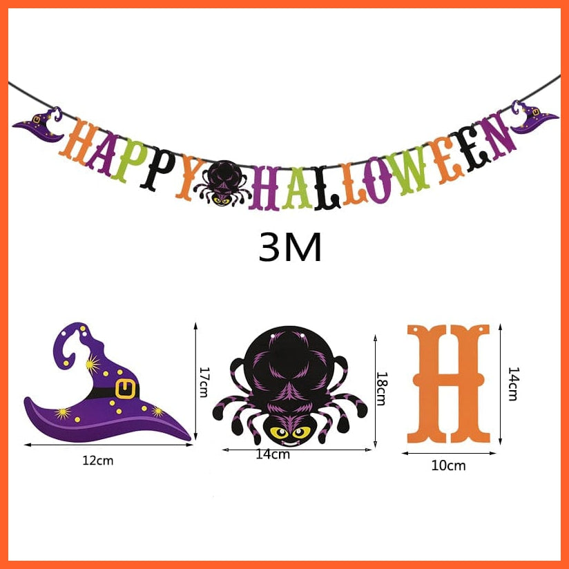 whatagift.com.au Halloween Banner G Halloween Banner for hanging Decorations | Halloween House Party Decoration