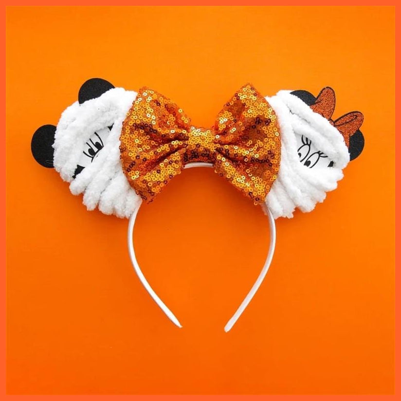 whatagift.com.au Headband Style 7 Halloween Hairbandfor Girl Minnie Mouse Ears Headbands for Kids | Halloween Accessories