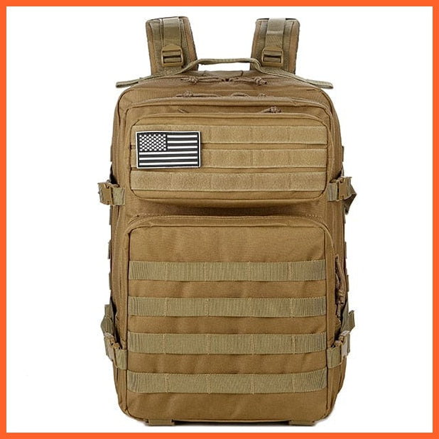 whatagift.com.au Khaki / China 50L Camouflage Army Backpack | Military Tactical Waterproof Bags
