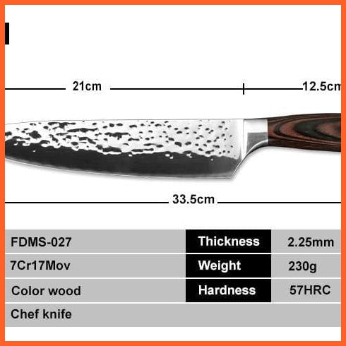 Stainless Steel Chef Knife High Grade Frozen Meat Cutter | Professional Knives In Stainless Steel | whatagift.com.au.