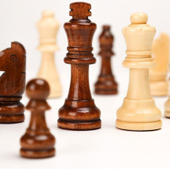 Large Magnetic Wooden Folding Chess Set | whatagift.com.au.