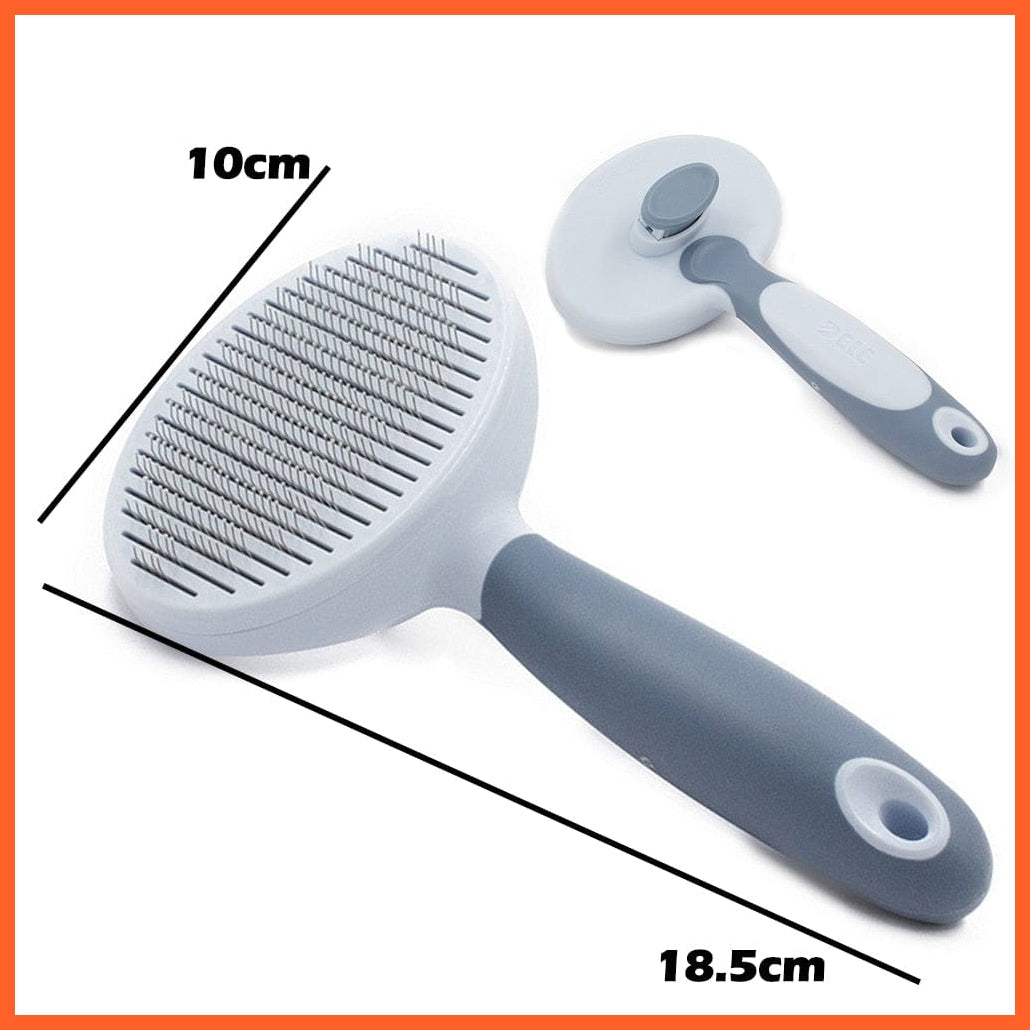 whatagift.com.au M007GR / M / China Hair Remover Double-sided Easy Hair Deshedding Brush for Pet | Grooming Tool for Long Small Hair Dog Cat