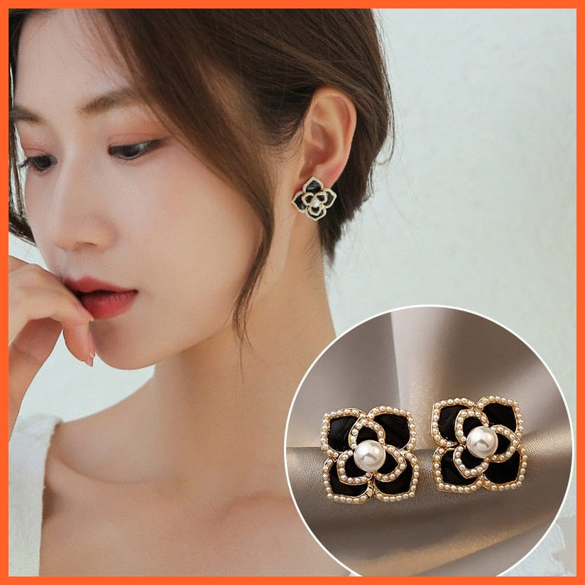 whatagift.com.au NEH1621 Pearl Long Dangle Chain Designer Luxury Earrings For Women