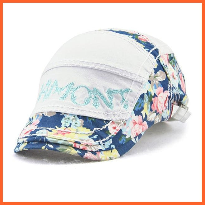 New Fashion Women'S Cloud Hat | Fashion Mens Washed Denim Beret Caps In Cotton | Adjustable Casual Forward Hats | whatagift.com.au.
