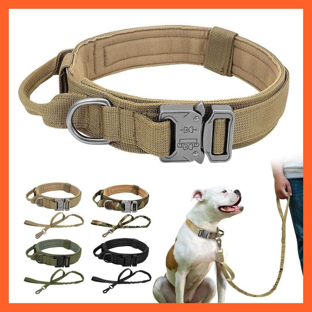 whatagift.com.au Nylon Military Durable Tactical Dog Collar | Tough Dog Collar with Training Control
