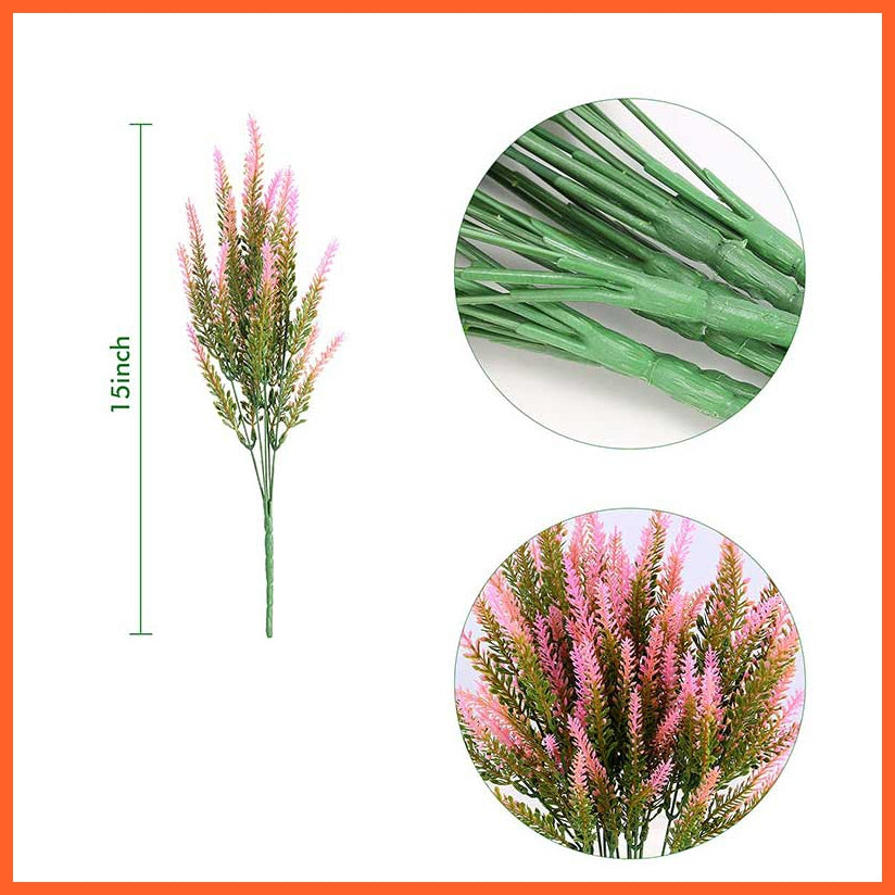 whatagift.com.au Pink / 1Bundle 1/3Bundles Artificial Lavender Flowers | Fake Plant For Home Decoration