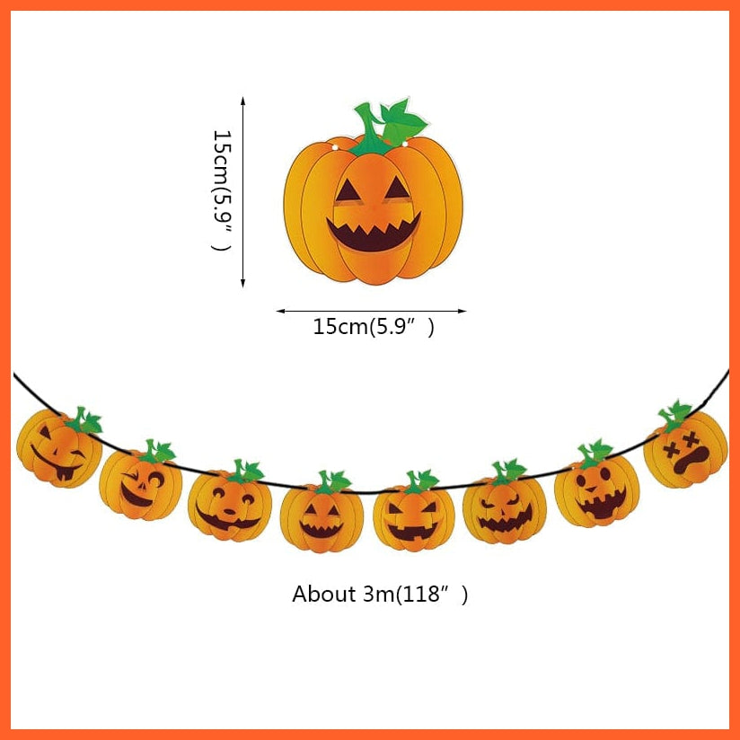 whatagift.com.au S02 Halloween Banner for hanging Decorations | Halloween House Party Decoration