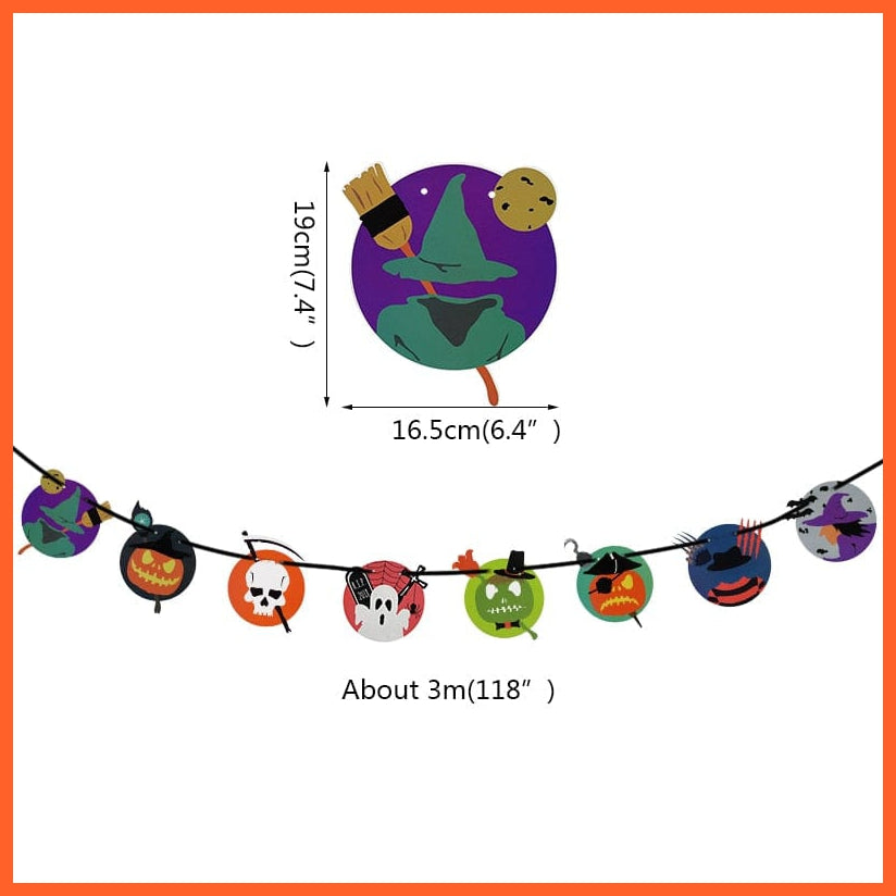 whatagift.com.au S04 Halloween Banner for hanging Decorations | Halloween House Party Decoration