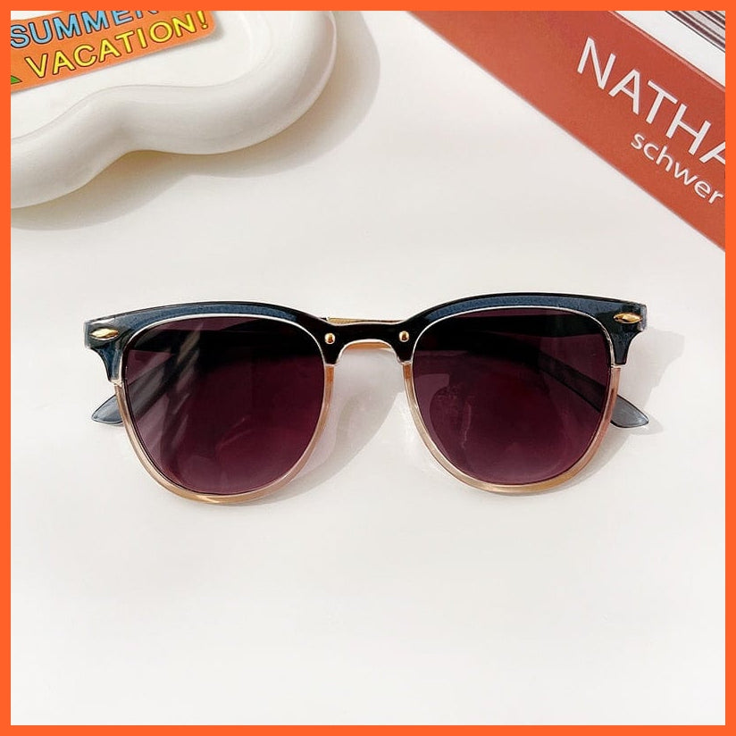 whatagift.com.au Sunglasses Blue / 0-8 Years old Cute Classic UV400 Sunglasses | Outdoor Sun Protection Vintage Metal Sunglasses