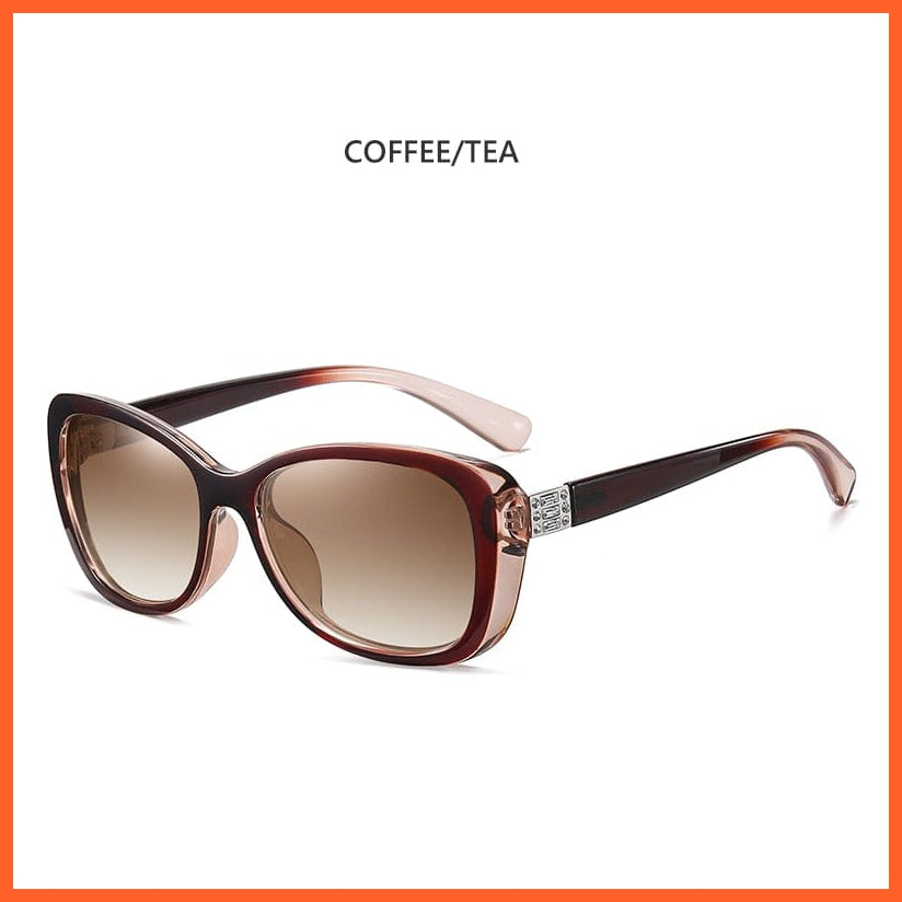 whatagift.com.au Sunglasses Coffee-tea / Original Luxury Brand Diamond Gradient Sunglasses | Polarized Driving Anti-glare Sunglasses