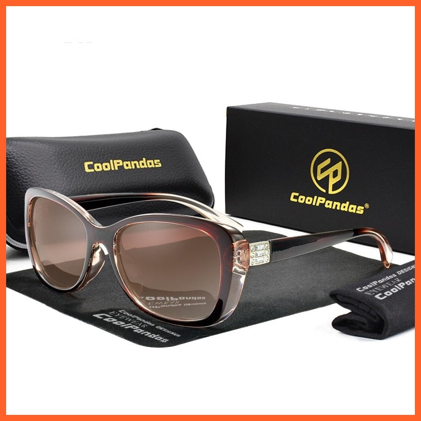 whatagift.com.au Sunglasses Luxury Brand Diamond Gradient Sunglasses | Polarized Driving Anti-glare Sunglasses