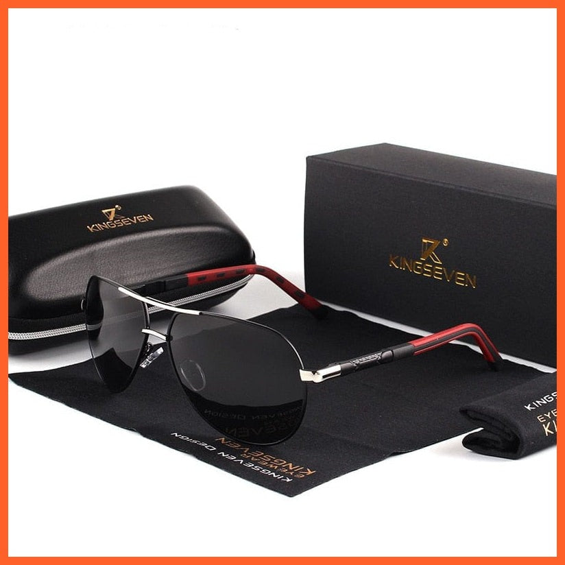whatagift.com.au Sunglasses Silver Black / China / Original Vintage Aluminum Polarized Sunglasses | Men Women Classic Lens Driving Eyewear