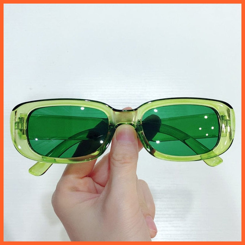 whatagift.com.au Sunglasses Women Small Rectangle Sunglasses | Anti-glare UV400 Oval Designer Shades