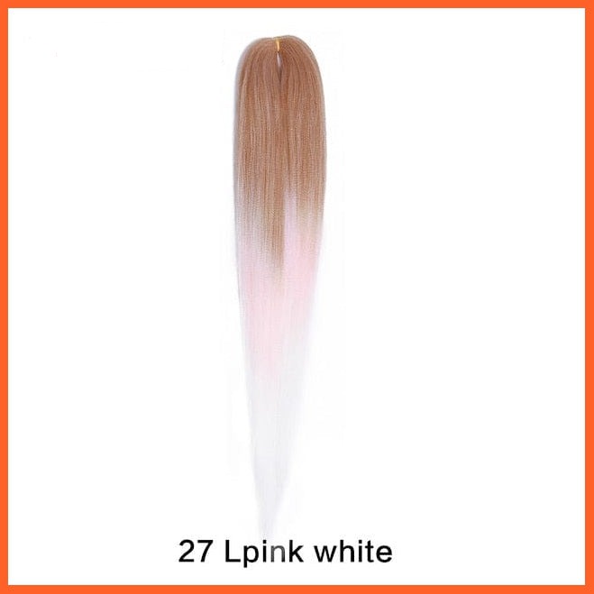 whatagift.com.au T1B/Purple / 22inches / 1Pcs/Lot Synthetic 22 Inch 60G Kanekalon Hair Jumbo Braid | Yaki Straight Hair Extension Pink Blonde Twist