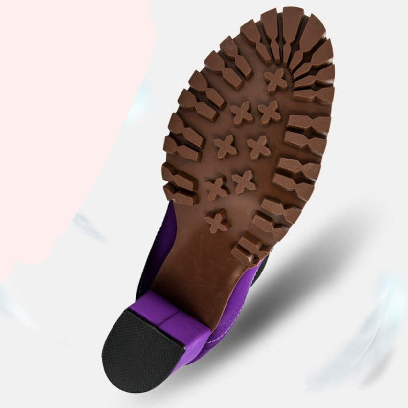 whatagift.com.au Women Shoes Fashion Platform Women Ankle Boots | High Heel Comfy Round Toe Slip-On Boots