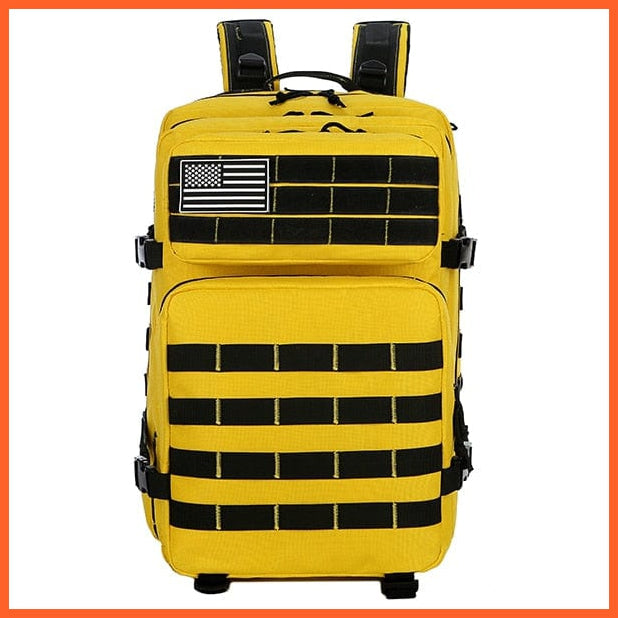 whatagift.com.au Yellow / China 50L Camouflage Army Backpack | Military Tactical Waterproof Bags