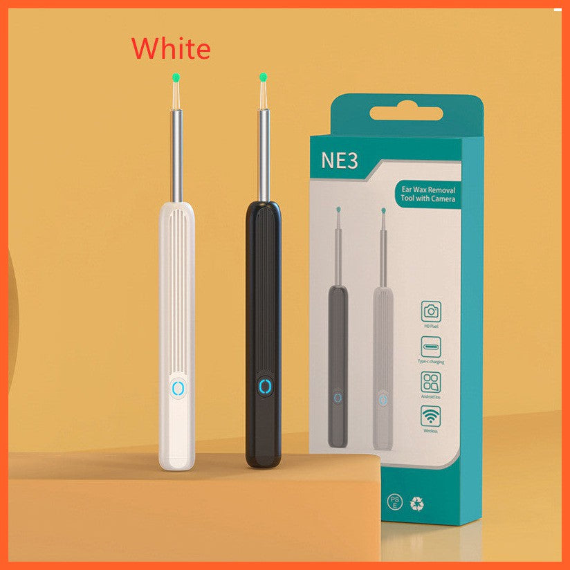 Ne3 Ear Cleaner Otoscope Ear Wax Removal Tool With Camera Led Light Wireless Ear Endoscope Ear Cleaning Kit For I-Phone