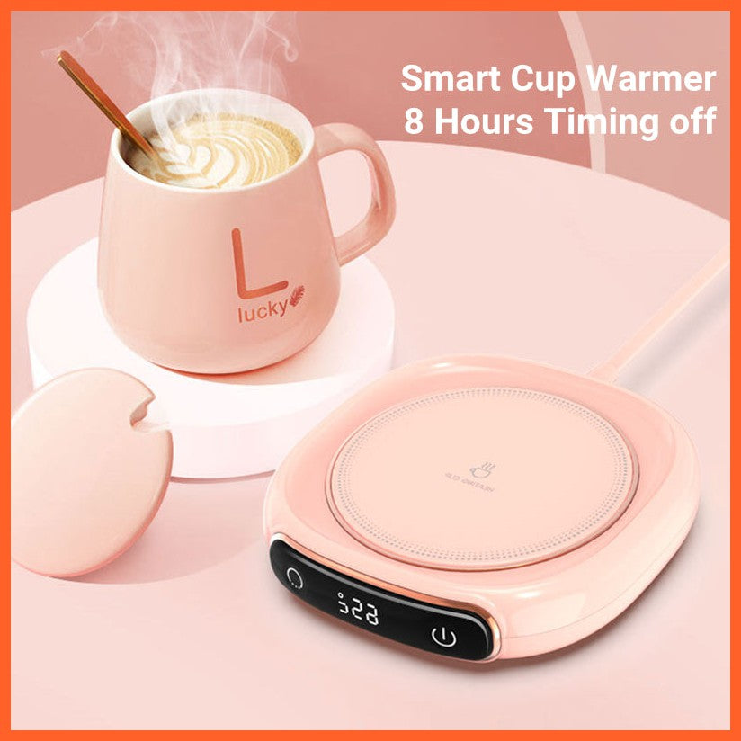 Coffee Mug Warmer Warm Coaster Smart Heating Cup Thermal Insulation Constant Temperature Coaster Heating Pad Desktop