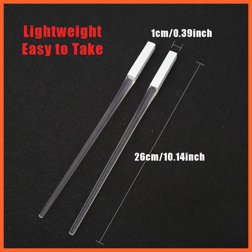 whatagift.com.au 1 Pair LED Luminous Chopsticks | Light Up Durable Lightweight Chopsticks For Halloween Party