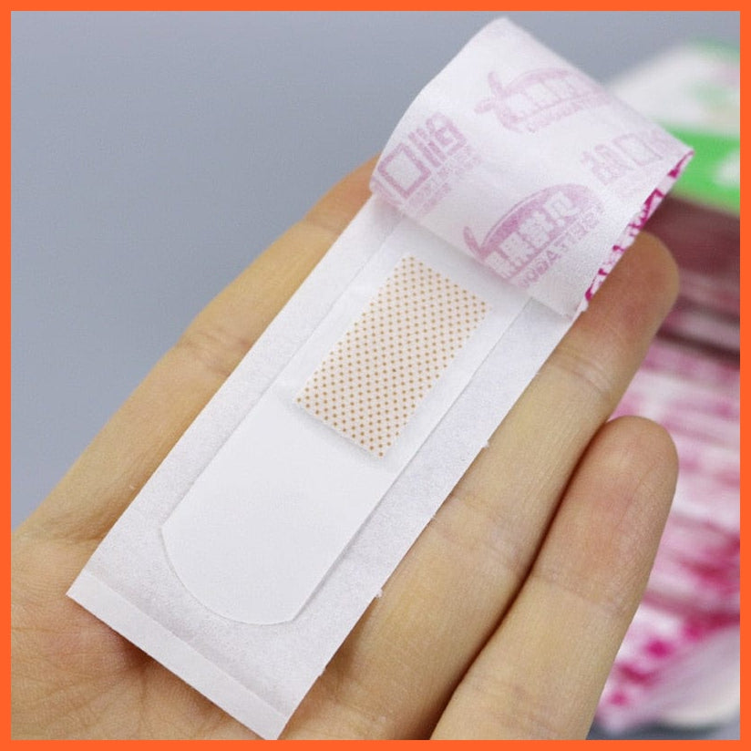 whatagift.com.au 100Pcs/Pack First Aid Kit Transparent Wound Adhesive | Anti-Bacteria Band Bandages Sticker Travel