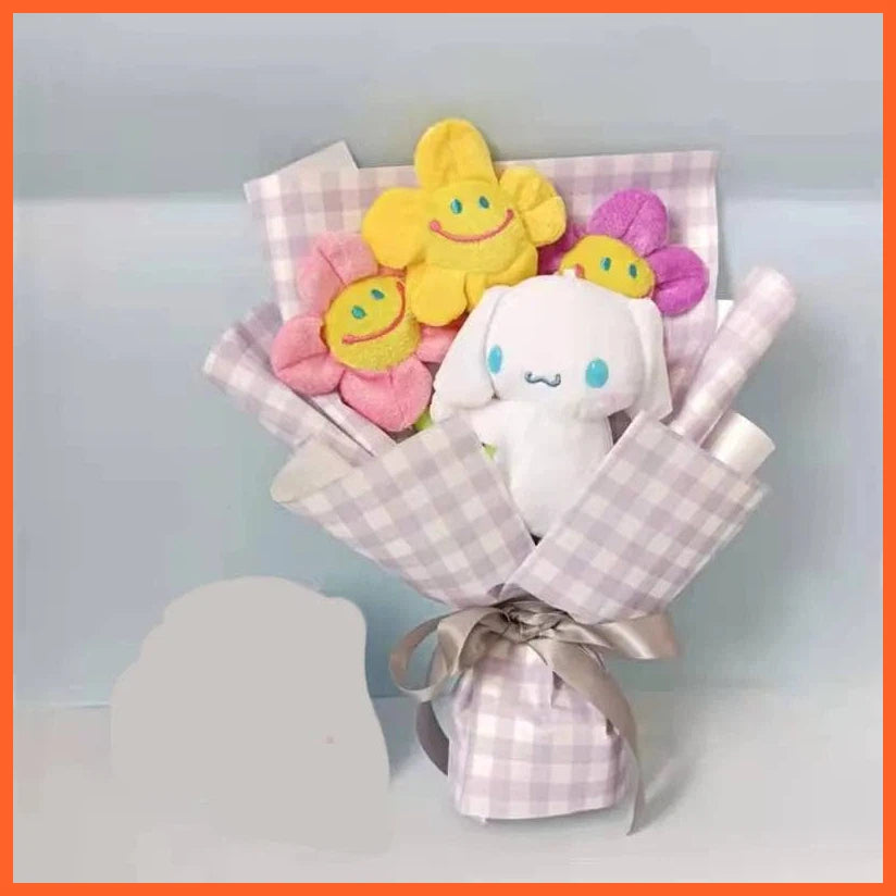whatagift.com.au 15 Beautiful Cat Plush Doll Toy Sanrio Bouquet Gift Box For Valentine's Day Christmas Graduation Gifts