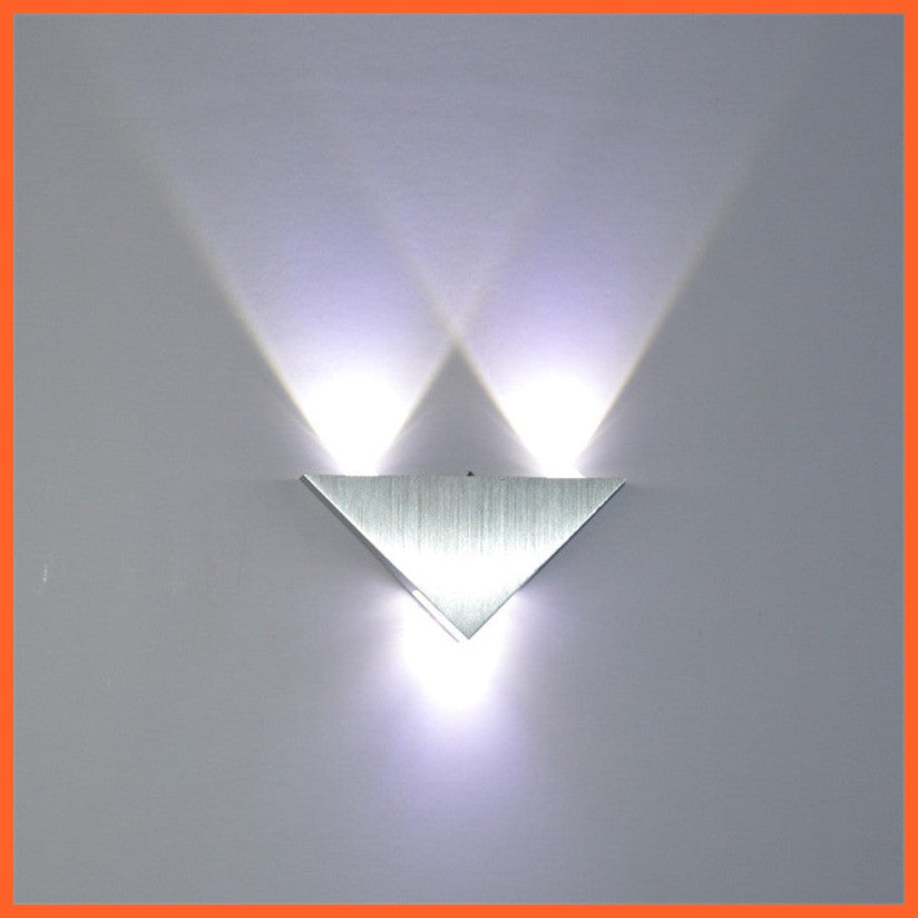 Aluminum Tv Light Triangle Wall Light