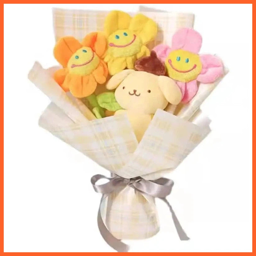 whatagift.com.au 17 Beautiful Cat Plush Doll Toy Sanrio Bouquet Gift Box For Valentine's Day Christmas Graduation Gifts