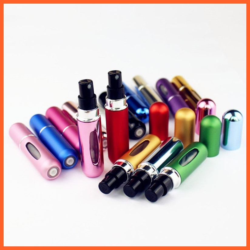 whatagift.com.au 1PC Top Quality 5ml Refillable Mini Sprayer Perfume Bottle | Aluminum Perfume Atomizer Travel Size
