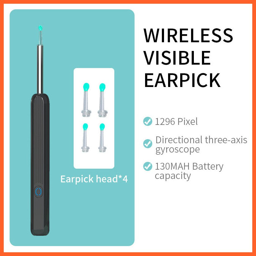 Ne3 Ear Cleaner Otoscope Ear Wax Removal Tool With Camera Led Light Wireless Ear Endoscope Ear Cleaning Kit For I-Phone