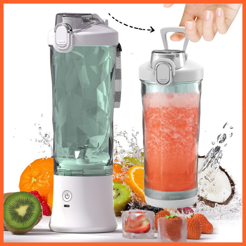 Portable Blender Juicer Personal Size Blender For Shakes And Smoothies With 6 Blade Mini Blender Kitchen Gadgets