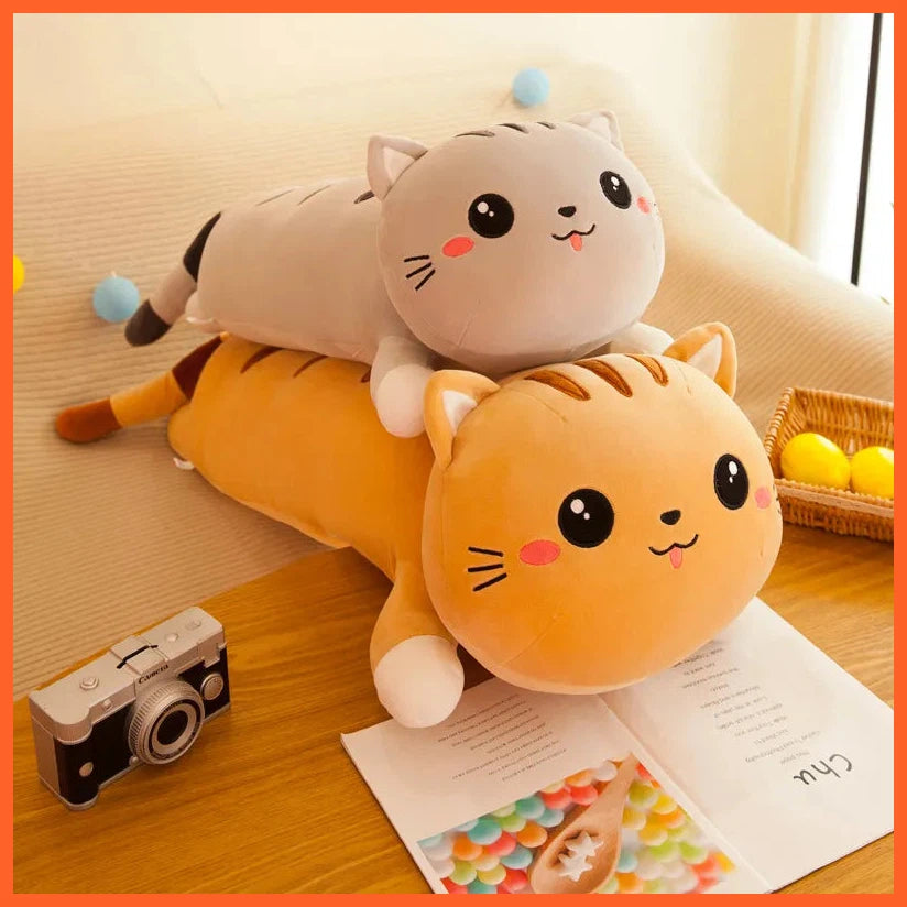 50/130 Cm Long Cat Pillow Soft Stuffed Plush Toy