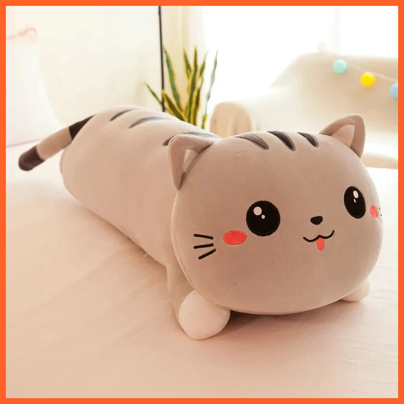 50/130 Cm Long Cat Pillow Soft Stuffed Plush Toy